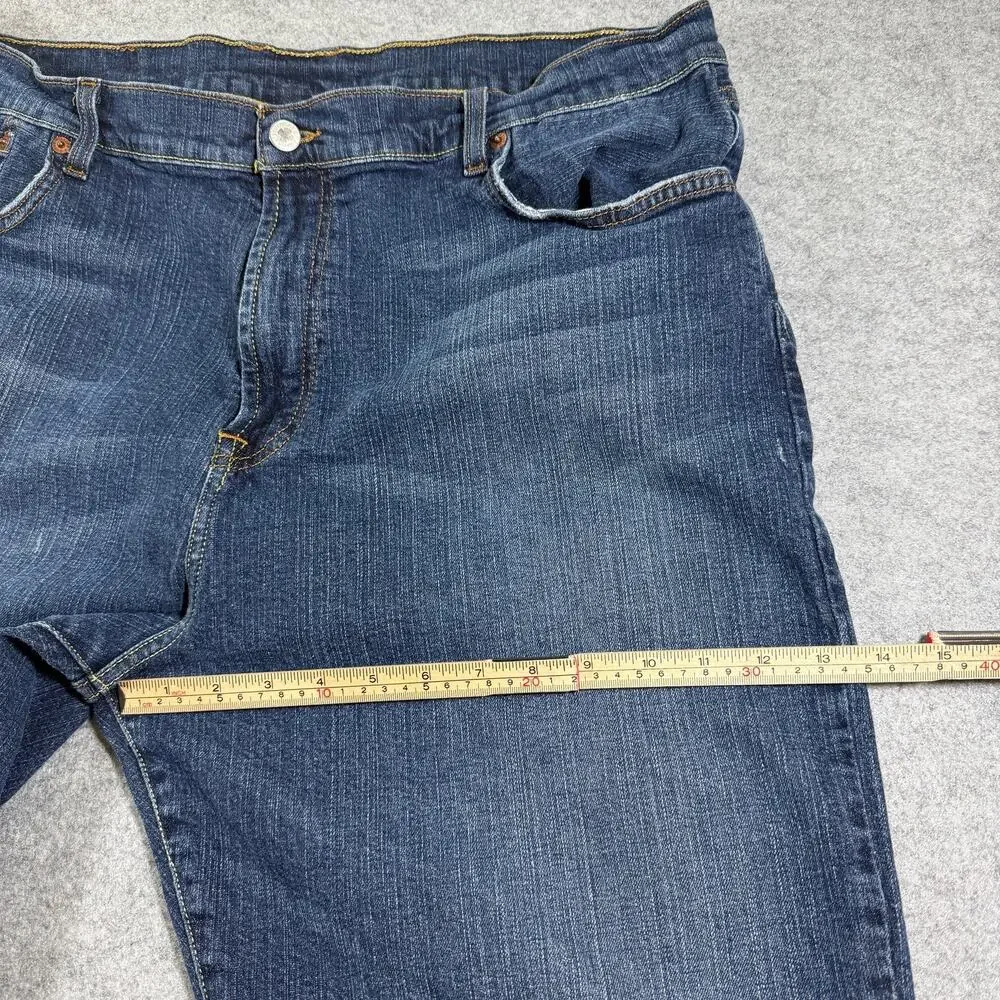 Vintage Y2K Lucky Brand Jeans Mens 38 Short Dark Wash Loose Fit Stretch Denim